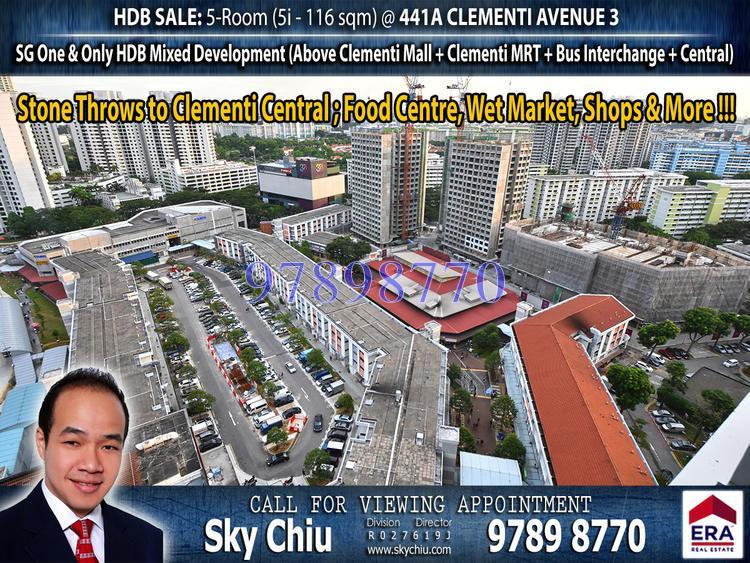 Blk 441A Clementi Avenue 3 (Clementi), HDB 5 Rooms #153551872